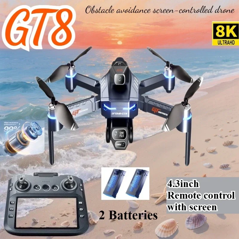 Drone E88Pro Rc 4K - Drone 4K HD GT8 caméra évitement