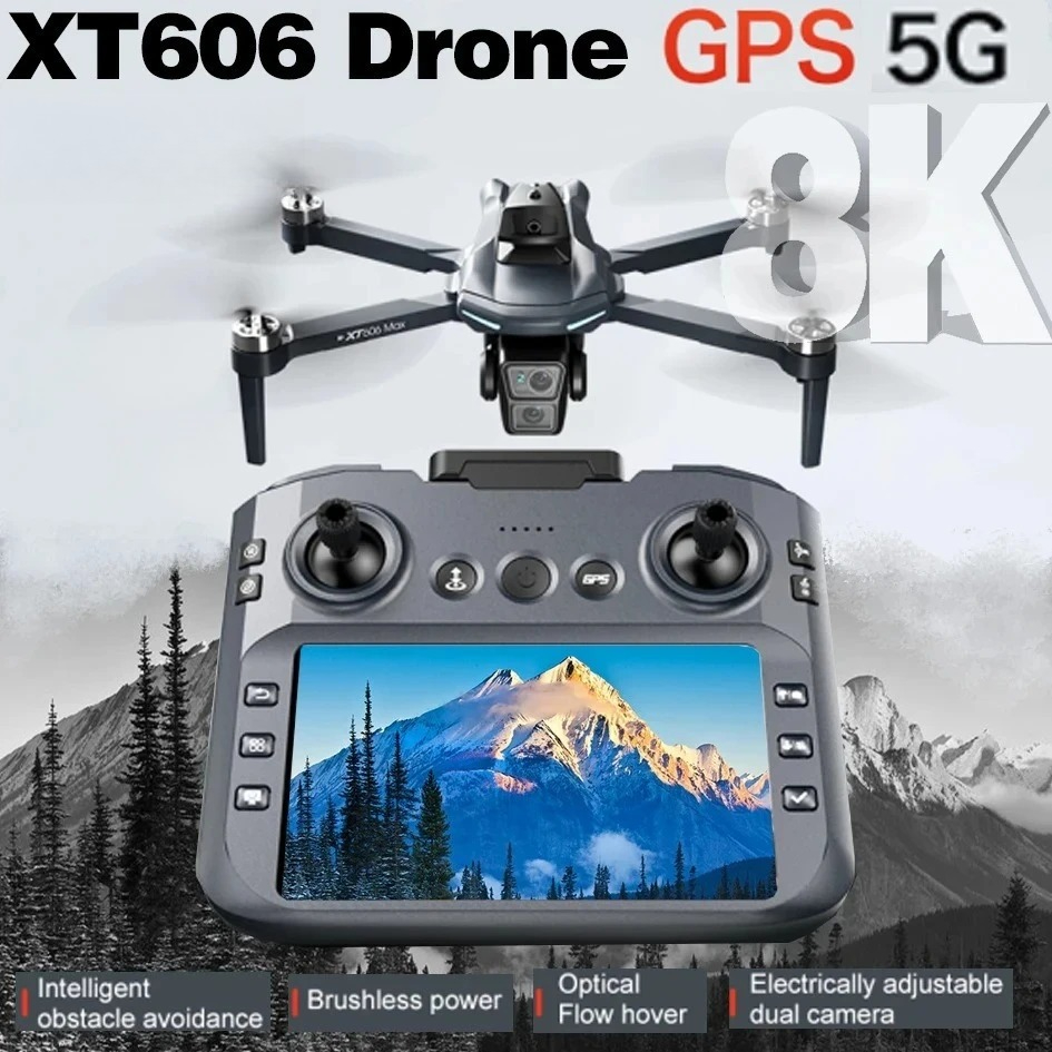 Drone E88Pro Rc 4K - Drone Original XT606 Professionnel avec Caméra