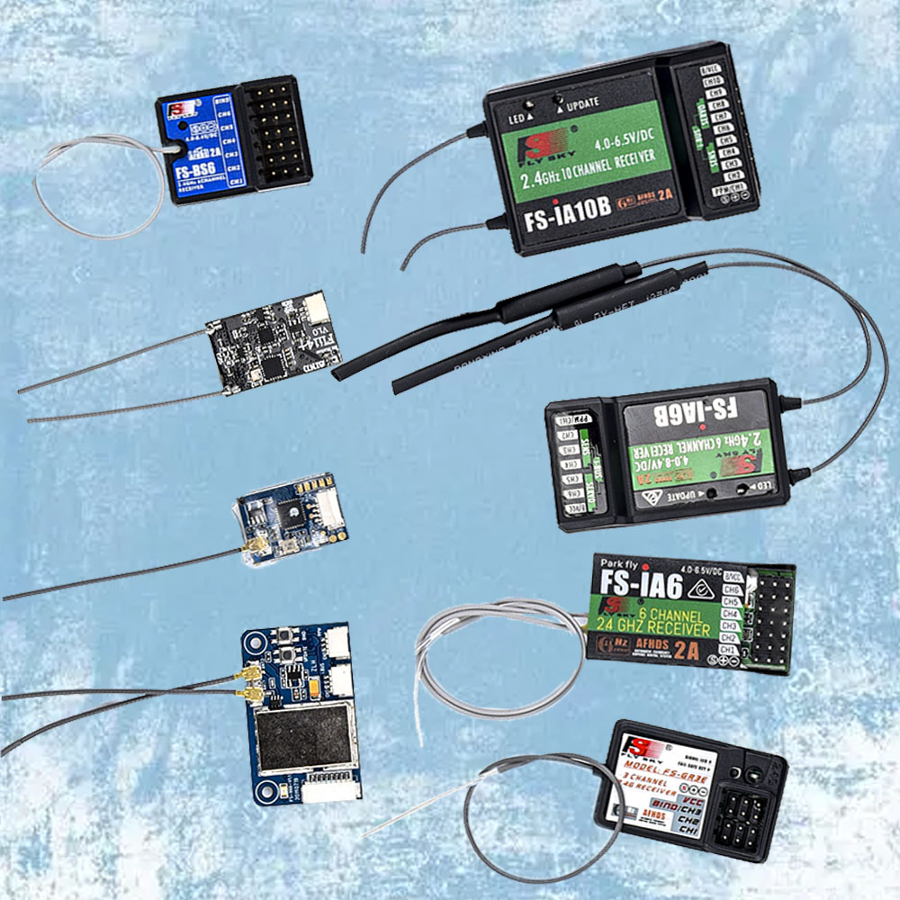 Drone Rc Controller And Receiver - Flysky RC Receiver FS-IA6 IA6B IA10B