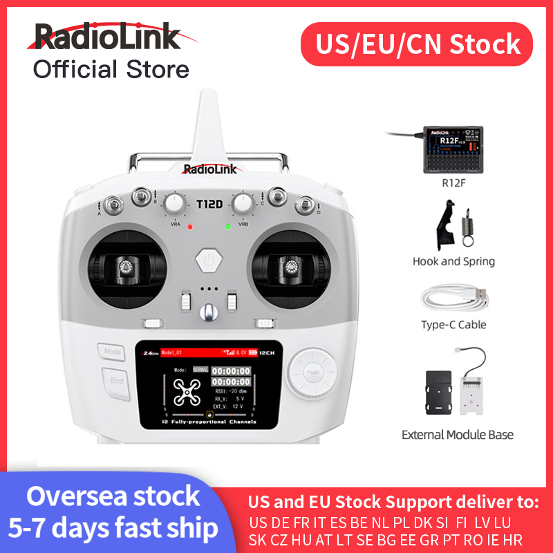 Drone And Car - Radiolink T12D ELRS 12 canaux émetteur,