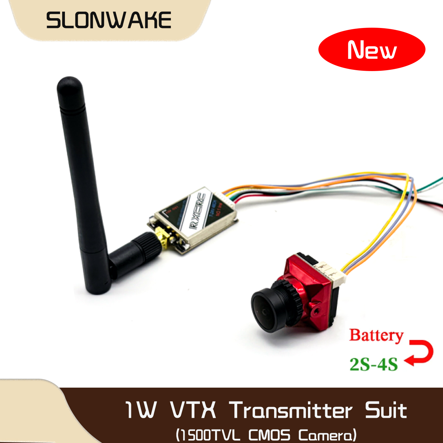 Drone Rc With Camera - Transmetteur vidéo réglable SLONWAKE 5.8G 48CH