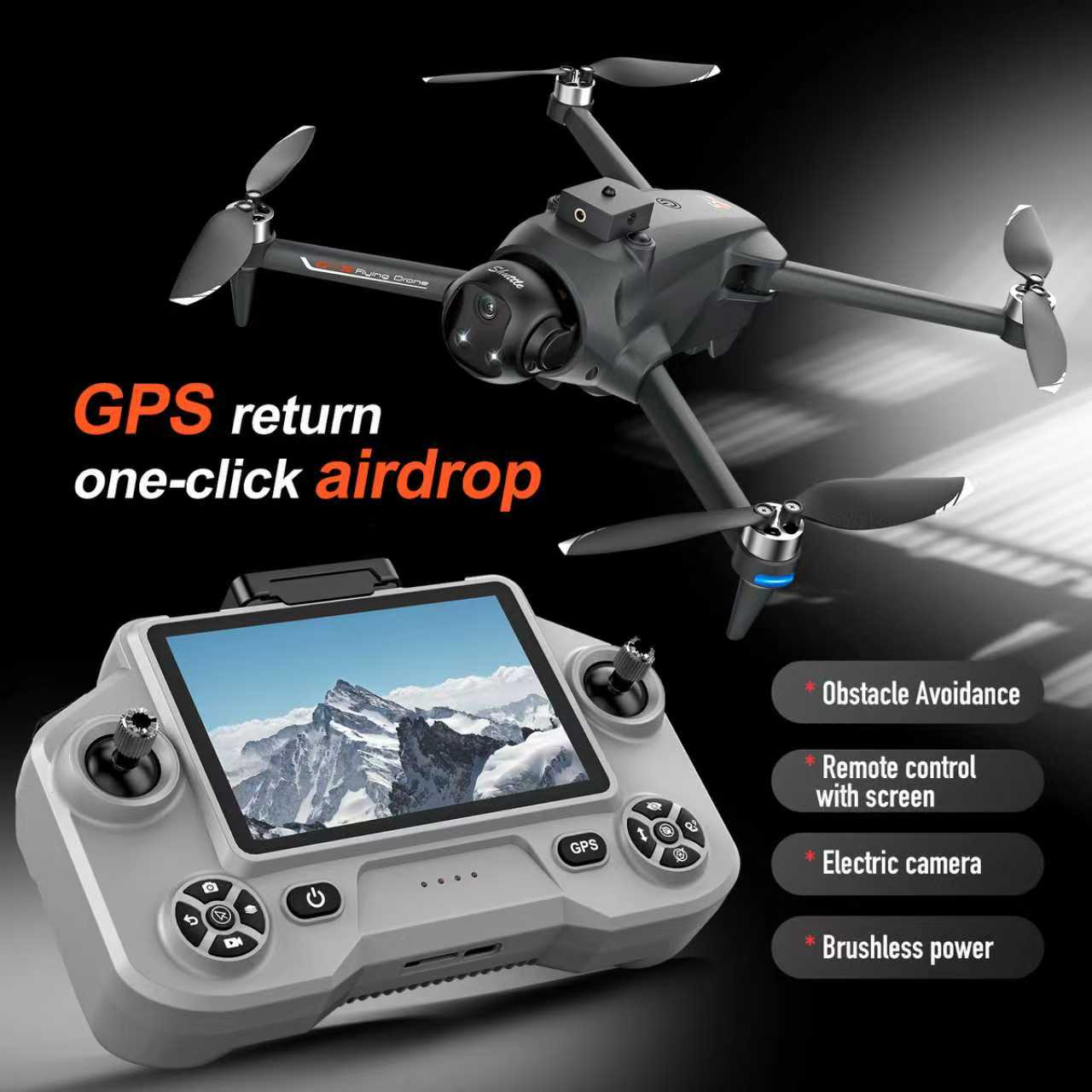 Drone E88Pro Rc 4K - Drone Quadricoptère FPV GPS YL059 avec
