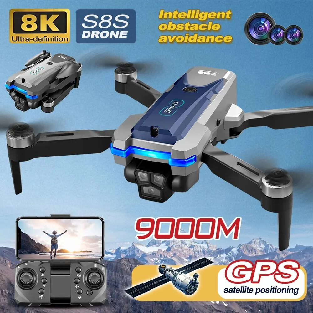 Drone Ae Rc - Drone GPS S8S 5G Wifi 8K