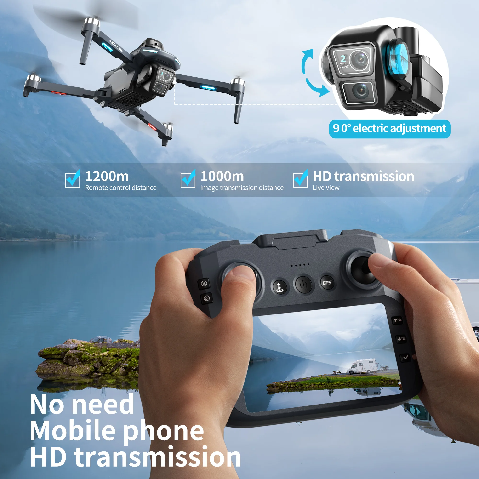 Drone Original XT606 Professio - Drone E88Pro Rc 4K avis et prix