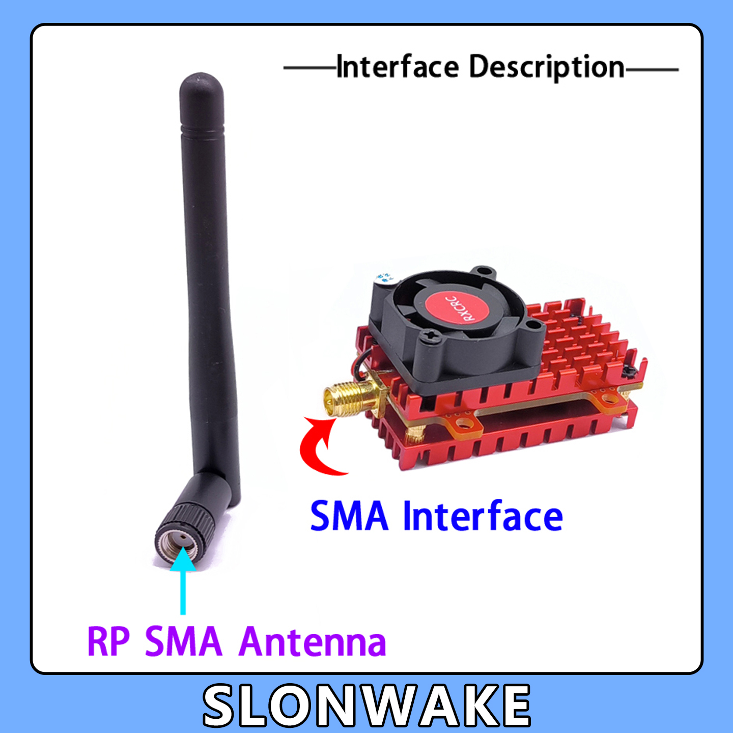 SLONWAKE 5.8G 2W VTX FPV 1800T - Drone Ae Rc avis et prix