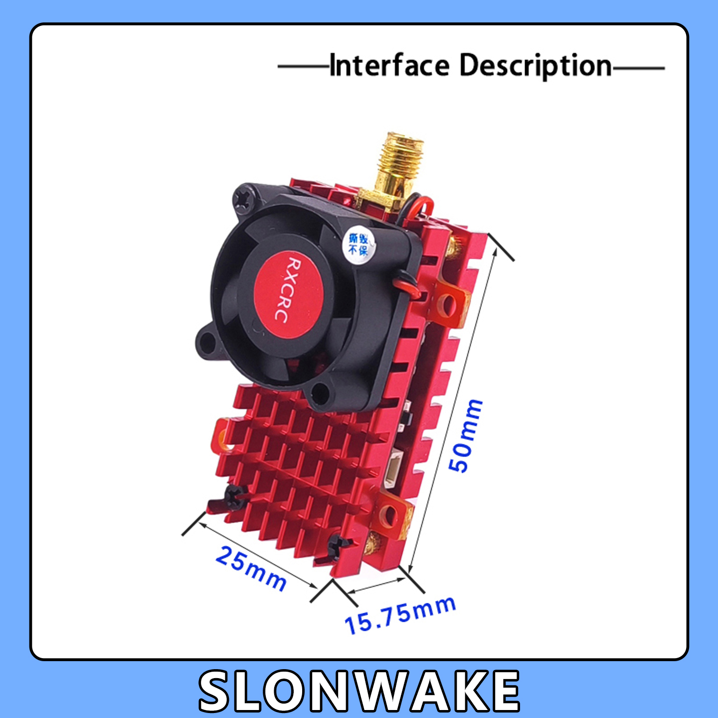 SLONWAKE 5.8G 2W VTX FPV 1800T - Drone Ae Rc avis et prix