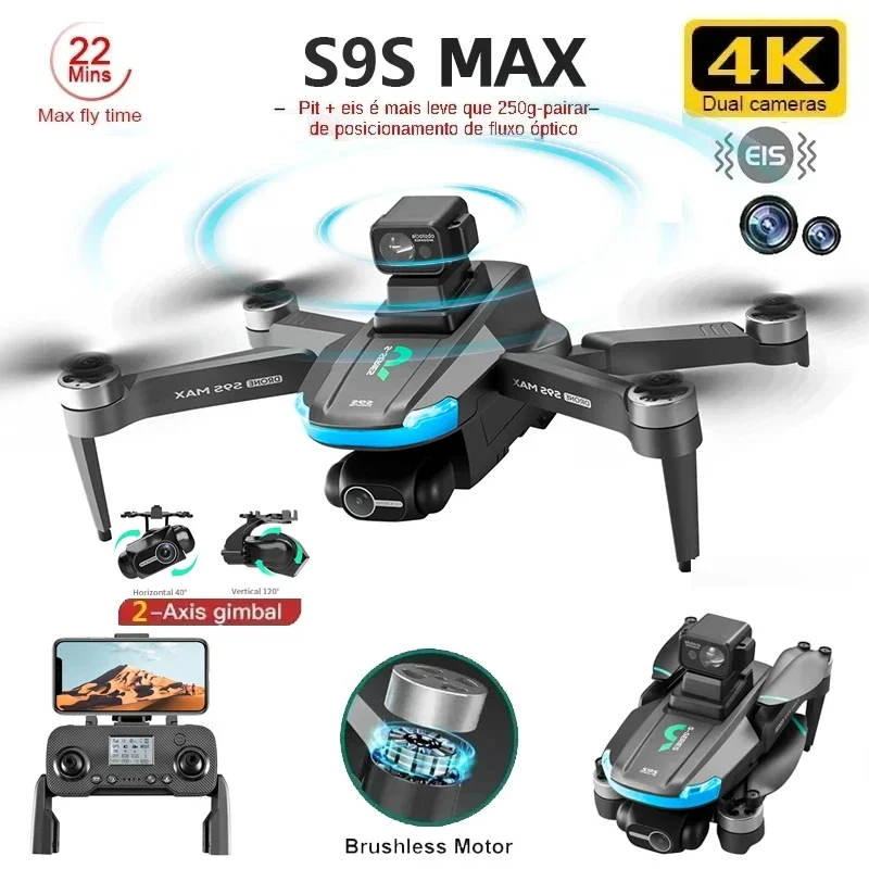 Nouveau S9S MAX MINI Drone 4K  - Drone Ae Rc avis et prix