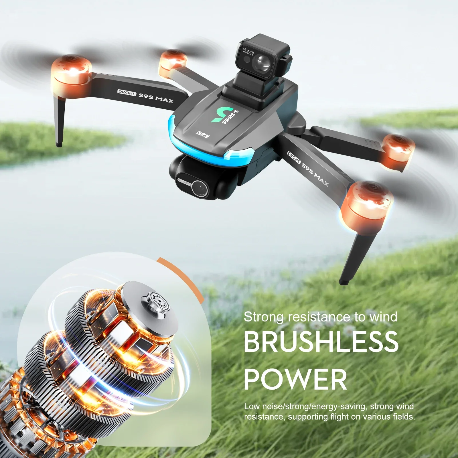 Nouveau S9S MAX MINI Drone 4K  - Drone Ae Rc avis et prix