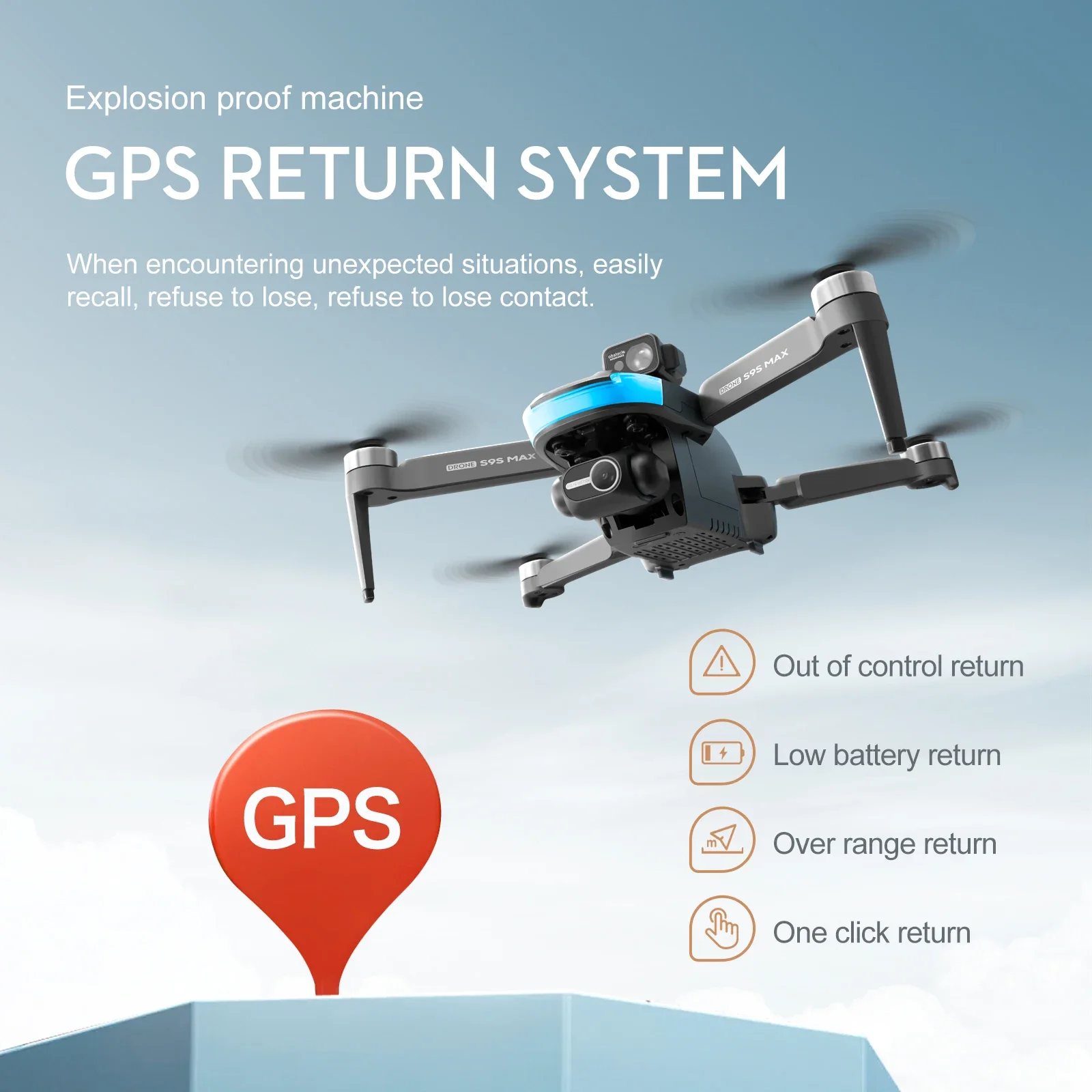 Nouveau S9S MAX MINI Drone 4K  - Drone Ae Rc avis et prix