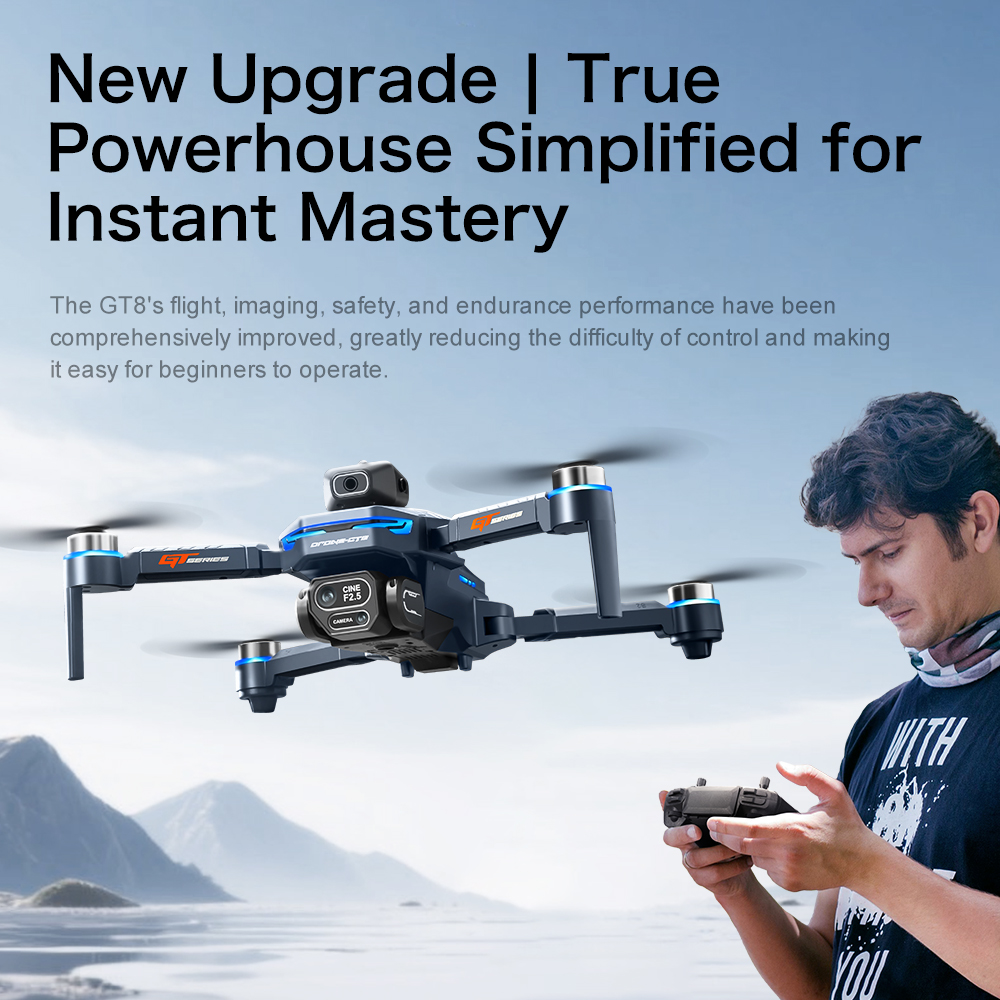Drone GT8 original 8K professi - Drone E88Pro Rc 4K avis et prix