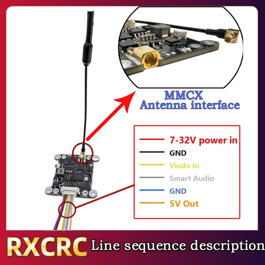 RXCRC 5.8G Module 48CH 1.6W VT - Drone Rc With Camera avis et prix