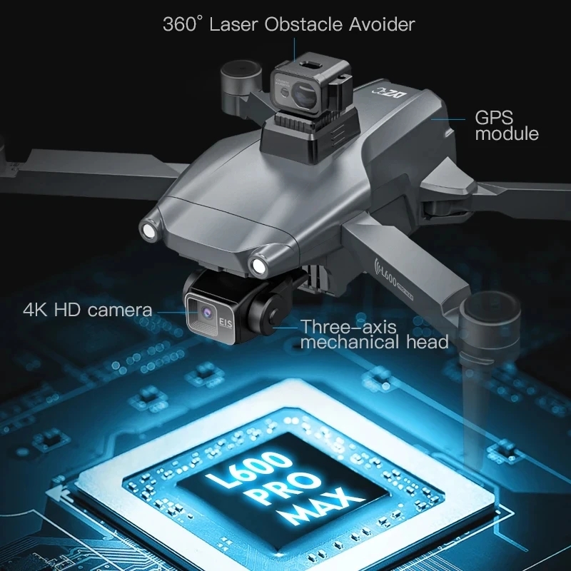 Drone GPS professionnel L600 P - Drone Ae Rc avis et prix