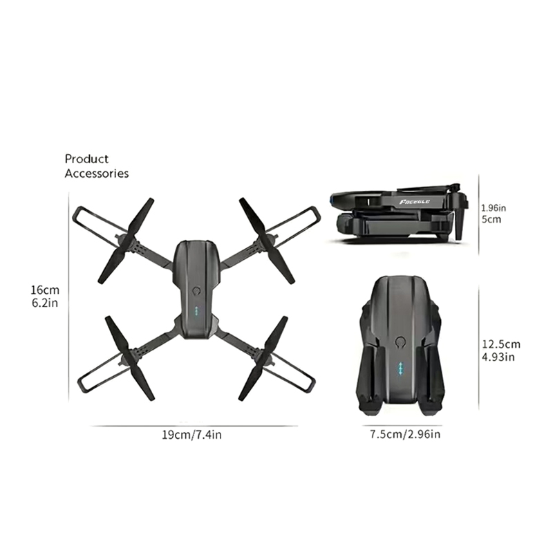 Drone RC pliable FACEGLE UAV E - Rc Drone Uav avis et prix