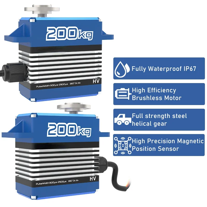 Servo sans balais 200KG, 12V-1 - Drone And Car avis et prix