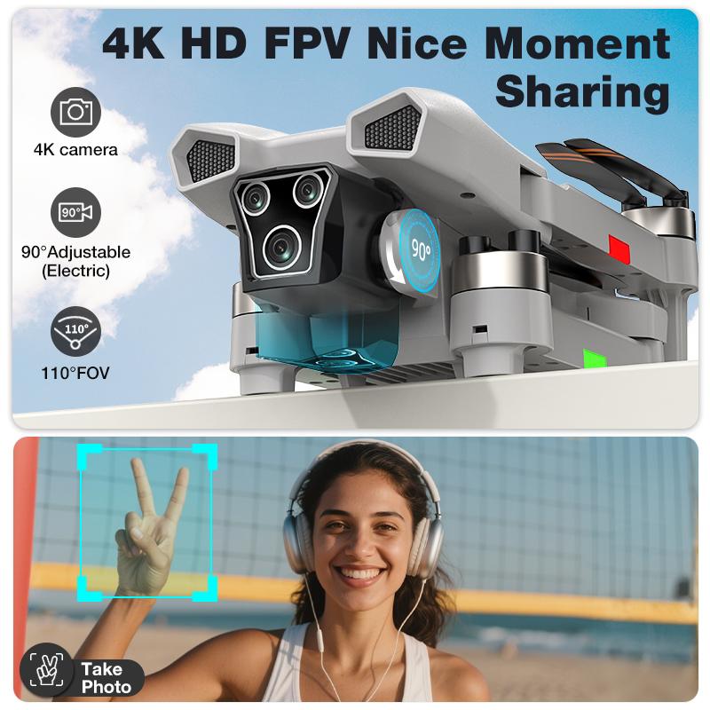 NOUVEAU Drone L017 Pro Brushle - Drone Ae Rc avis et prix