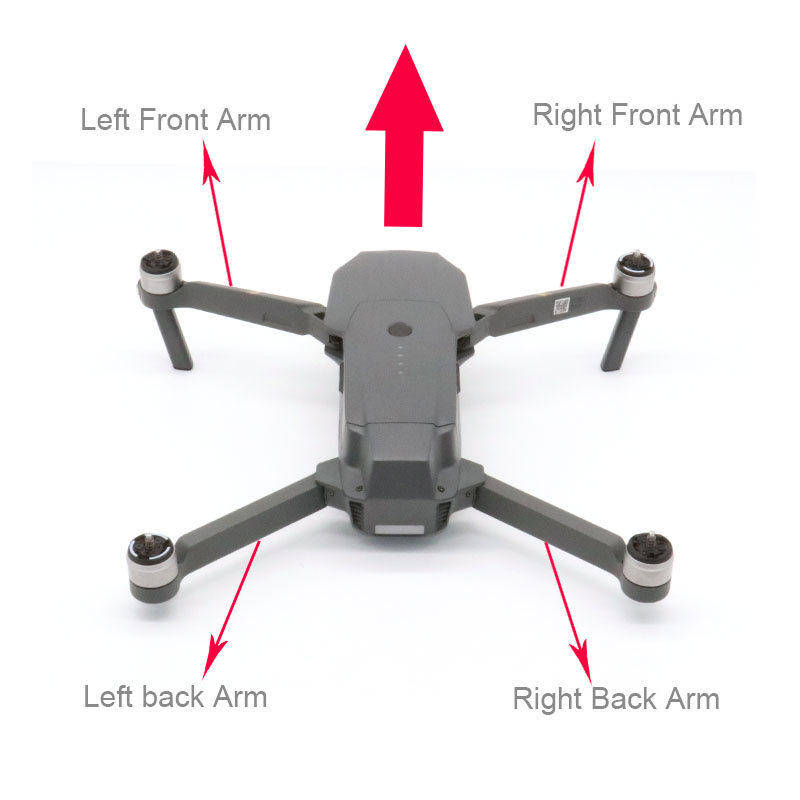 Bras de moteur avant et arrièr - Drone Dji Rc Pro avis et prix